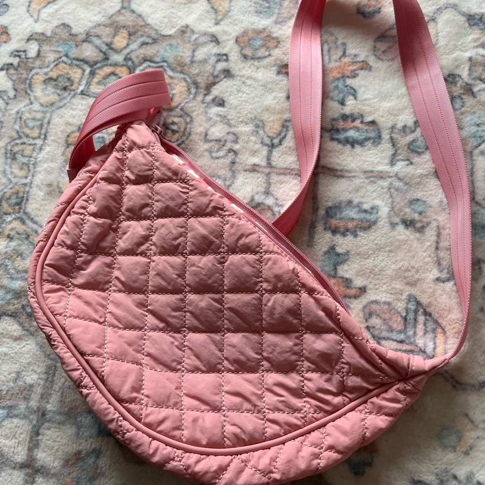 Ela - Jillian Harris - Pink - Quilted Pink Shoulder Bag